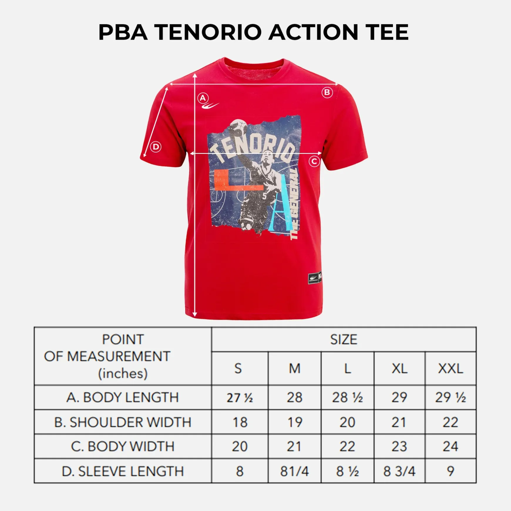 PBA TENORIO ACTION TEE