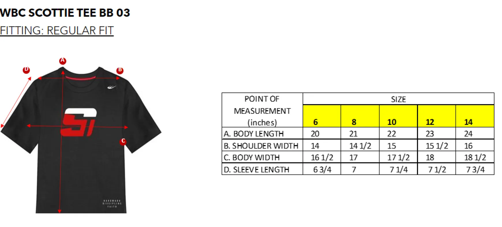 WBC SCOTTIE TEE BB 03