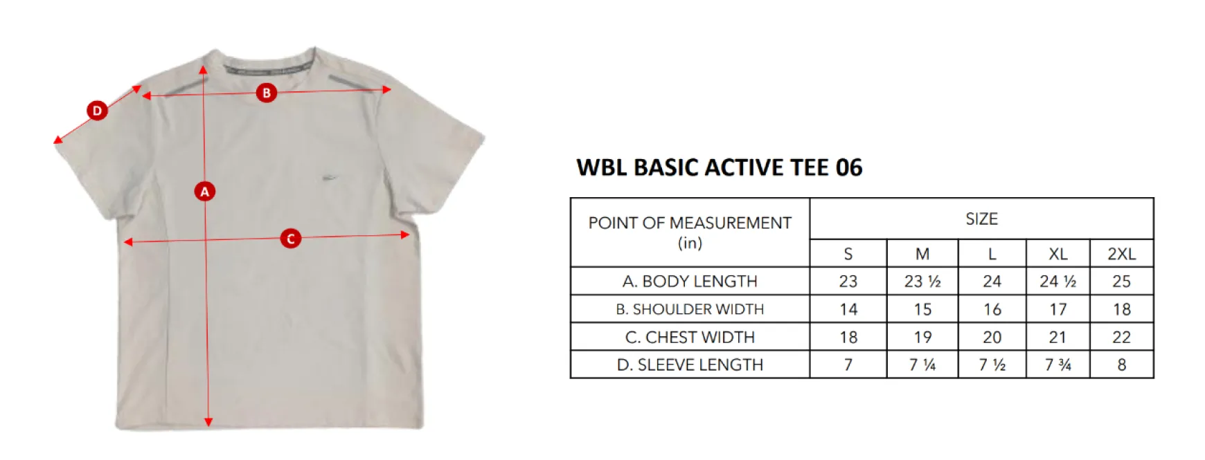 WBL BASIC ACTIVE TEE 06