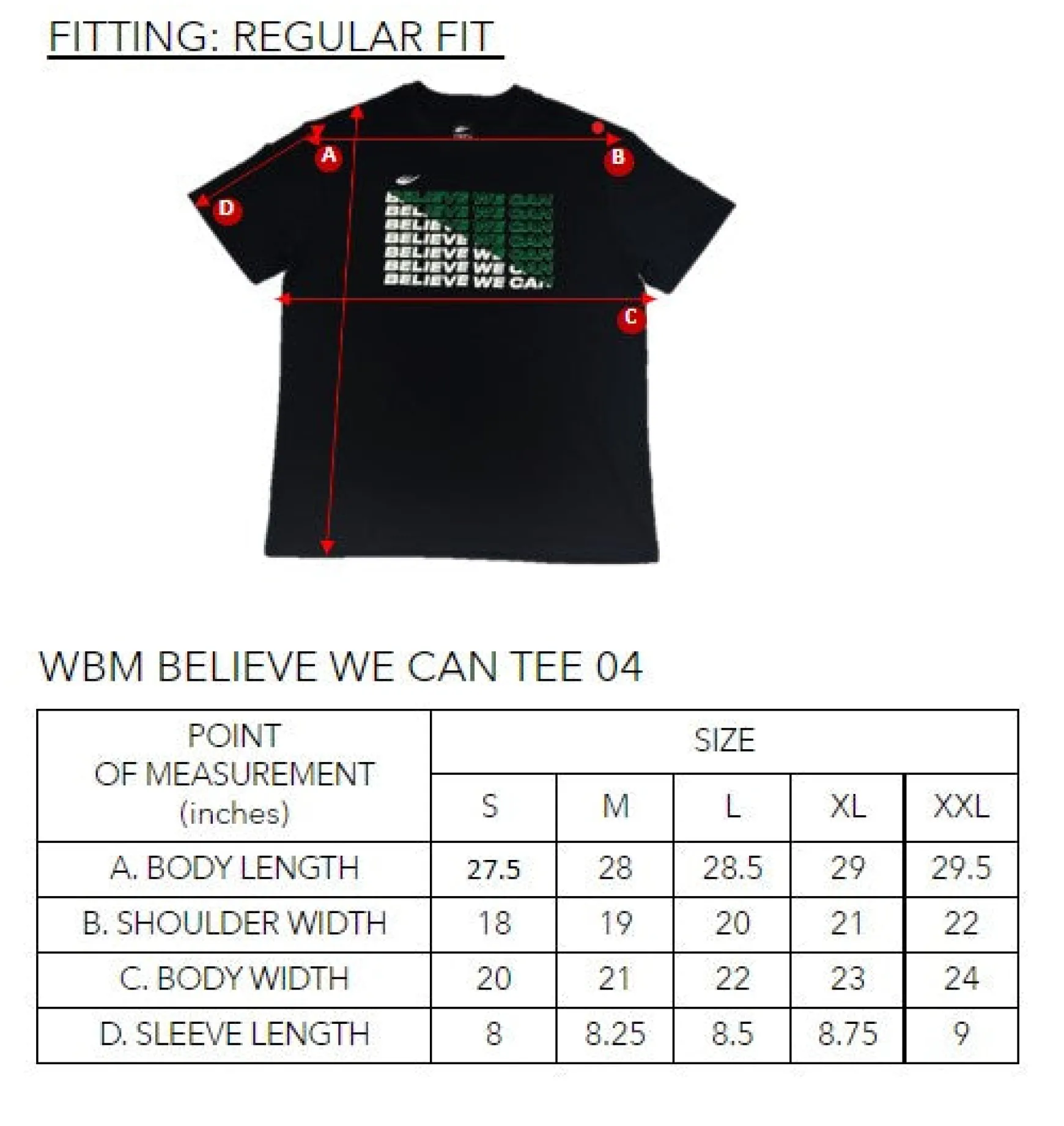 WBM BELIEVE WE CAN TEE 04
