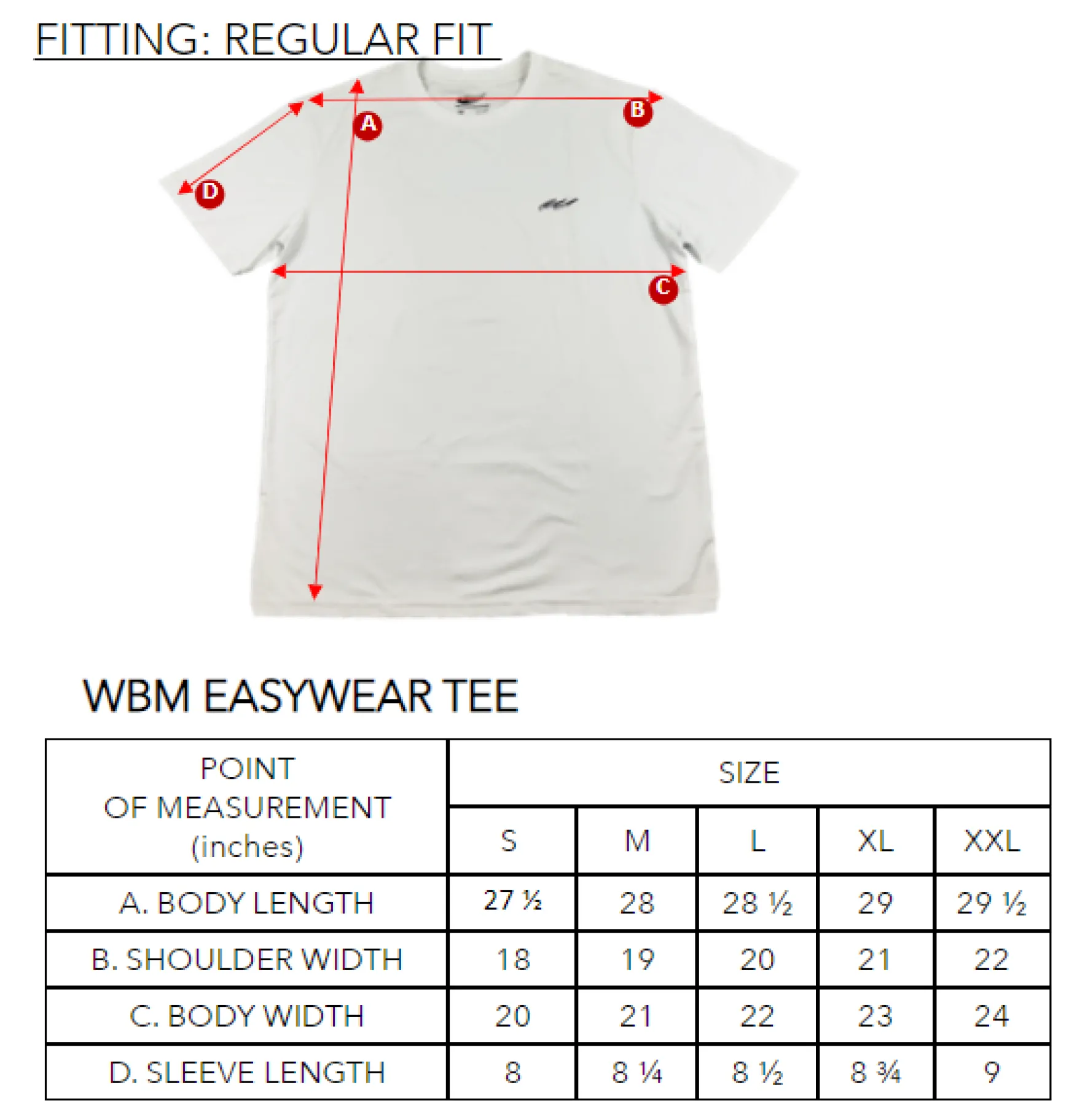 WBM EASYWEAR TEE
